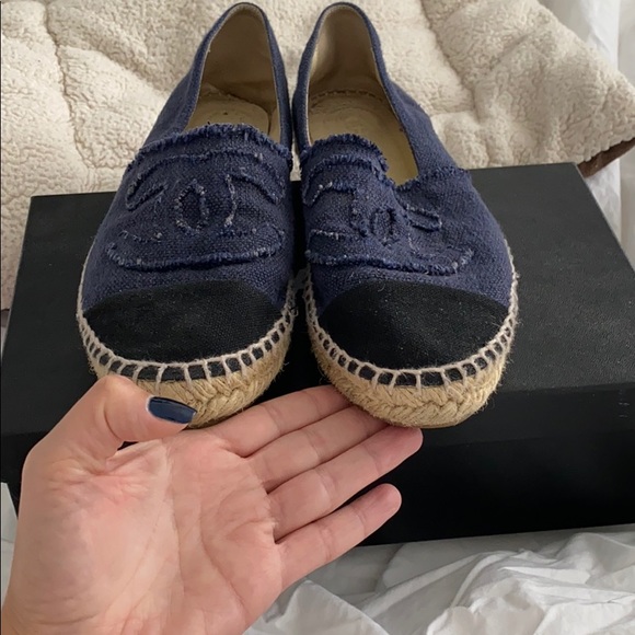 Chanel denim espadrilles size 7 - Picture 6 of 6